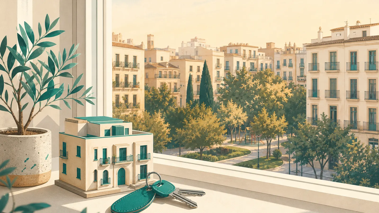 Best areas to live in Spain — neighborhood view and keys