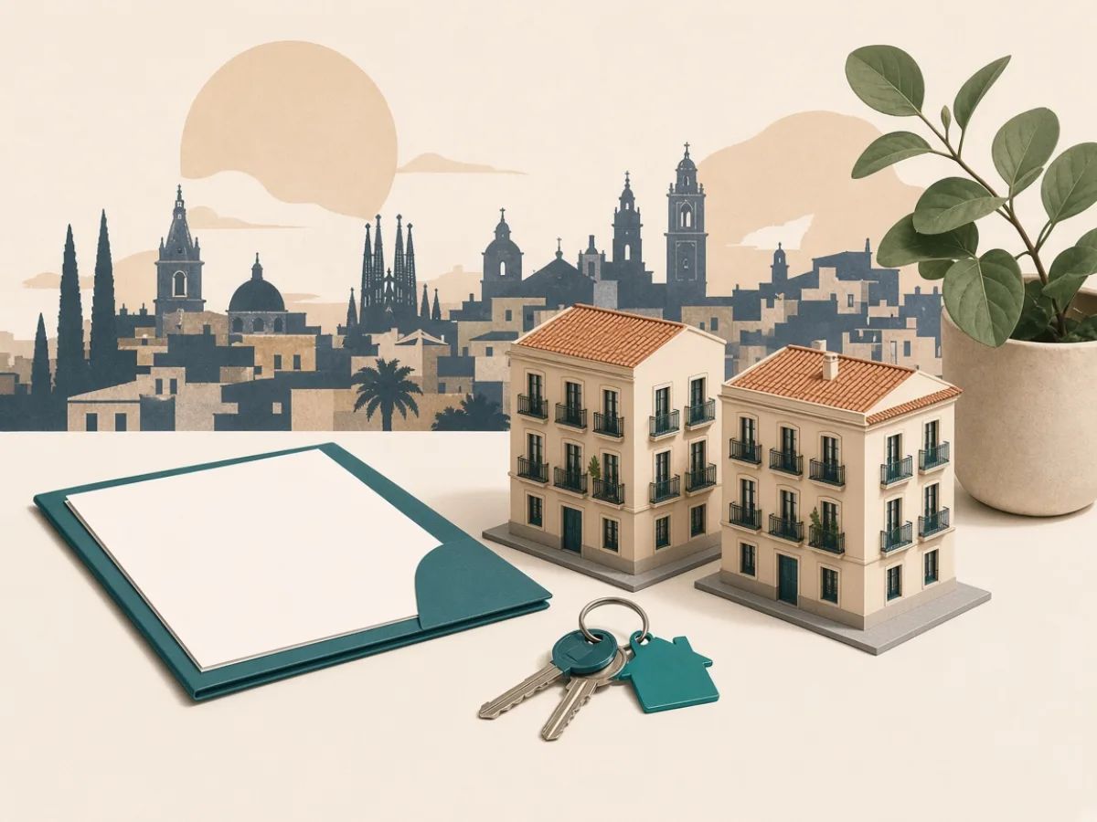 Two miniature apartment buildings of different sizes — savings and salary set two different ceilings